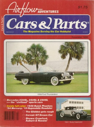 CARS & PARTS 1980 NOV - 56 T'BIRD, 230-250-280SL, AIRFLOW, 80-C, CORVAIR GT